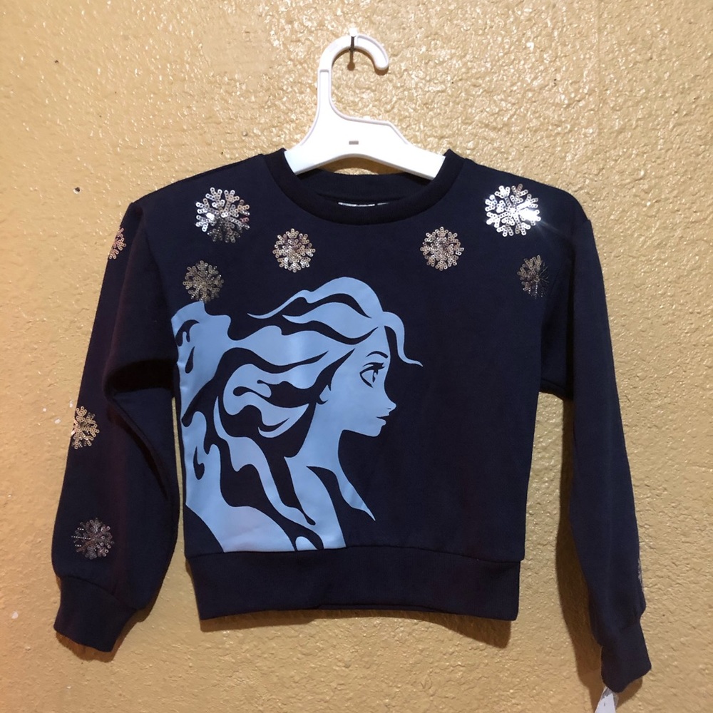 Disney Frozen 2 Girls Pullover w Sequins